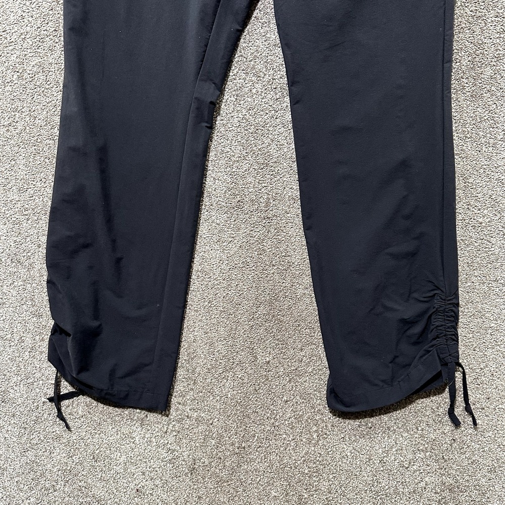 Cabela's Hiking Pants Women 8 Black Mid Rise Straight Leg Lightweight Nylon‎ - Picture 12 of 14